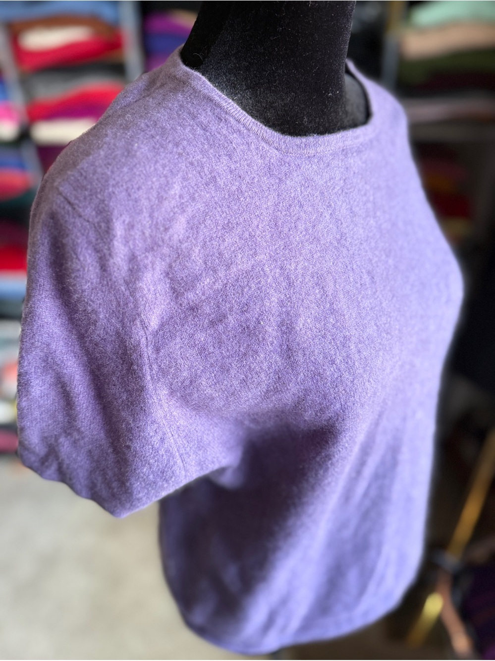 Kirkland Signature Lavender Cashmere Crewneck Sweater
